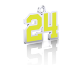 OMHA Number Charm (8mm x 10mm (per character))