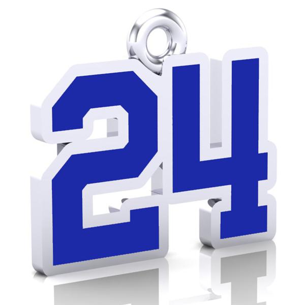 Markham Waxers Minor Peewee AA Number Pendant (12mm x 17mm (per character))