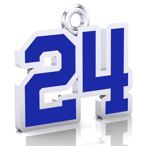 Markham Waxers Minor Peewee AA Number Pendant (12mm x 17mm (per character))