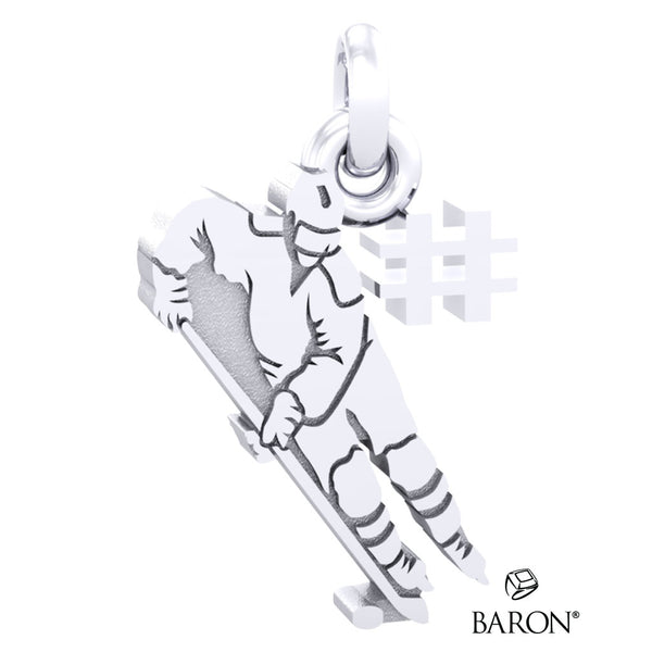 HOCKEY PLAYER CHARM PENDANT
