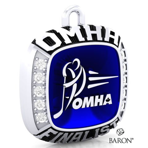 Championship OMHA  Ring Top Pendant with Glass Enamel - Design 5.4 (FINALISTS)