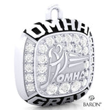 Championship OMHA Ring Top Pendant with Cubics - Design 3.3 (GRAD)