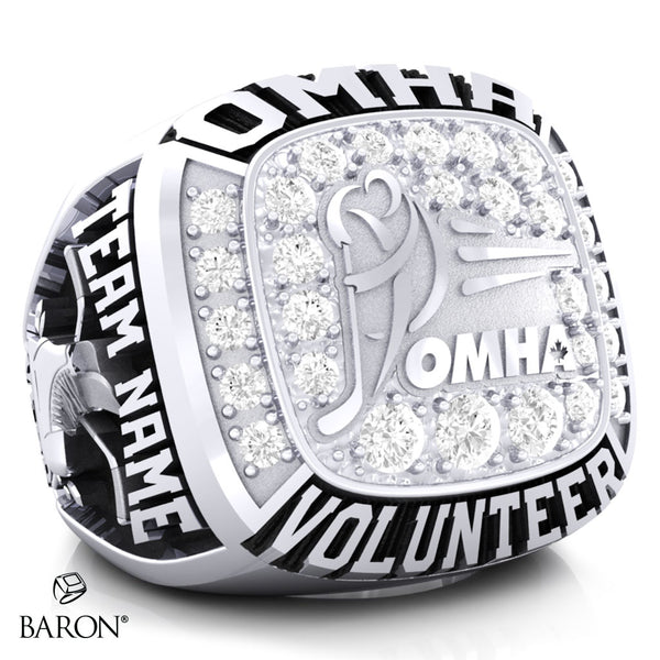 Championship OMHA Ring with Cubics - Design 4.1 (VOLUNTEER)