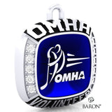 Championship OMHA  Ring Top Pendant with Glass Enamel - Design 4.4 (VOLUNTEER)