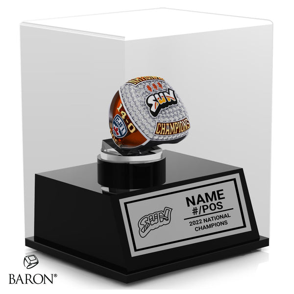 Okanagan Sun CJFL Football 2022 Championship Display Case