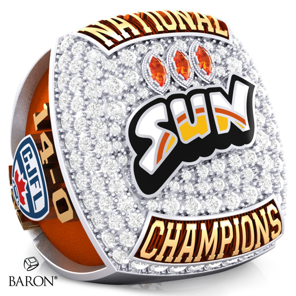 Okanagan Sun CJFL Football 2022 Championship Ring - Design 5.28