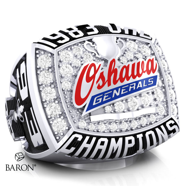 Oshawa Generals 1983 OHL Champions Championship Ring - Design 1.4