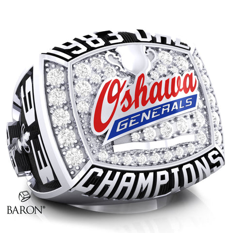Oshawa Generals 1983 OHL Champions Championship Ring - Design 1.4