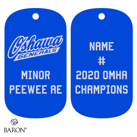 Oshawa Generals Dog Tags