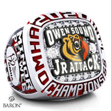 Owen Sound Jr Attack Championship Ring - Design 3.7 (2XL)