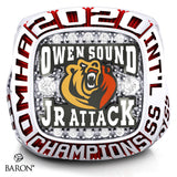 Owen Sound Jr Attack Championship Ring - Design 3.7 (2XL)