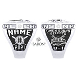 Owen Sound Selects Softball 2021 Championship Ring - Design 1.3