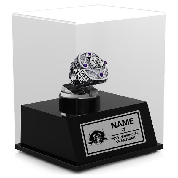 Panda Softball Championship Display Case