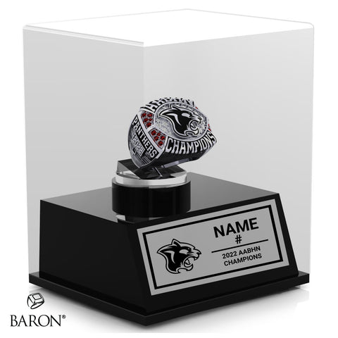 Paris District High School Football 2022 Championship Display Case