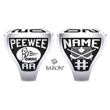 Peterborough Petes Peewee AA Championship Ring - Design 2.1
