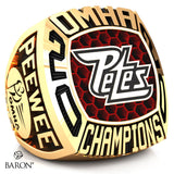 Peterborough Petes Peewee AA Championship Ring - Design 2.2