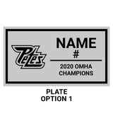 Peterborough Petes Peewee AA Championship Display Case