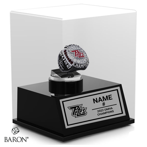 U14 AAA Peterborough Petes OMHA 2022  Championship Display Case