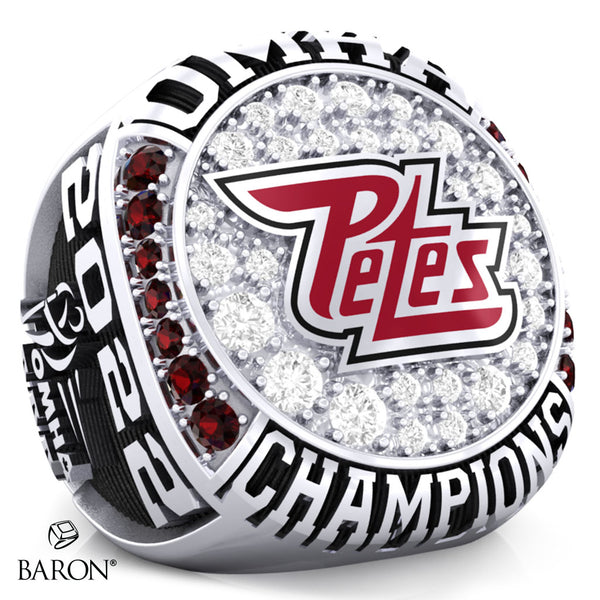 U14 AAA Peterborough Petes OMHA 2022 Championship Ring - Design 3.4