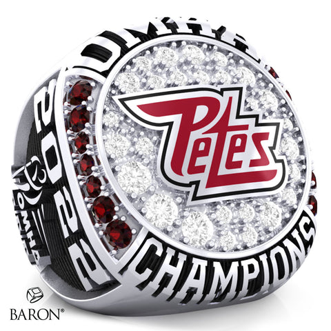 U14 AAA Peterborough Petes OMHA 2022 Championship Ring - Design 3.4