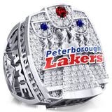 Peterborough Lakers - Mann Cup - CLA Ring - Design 6.4 (Durilium/ Silver/ 6kt gold/ 10kt gold)