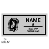 Queens University Baseball 2022 Championship Display Case