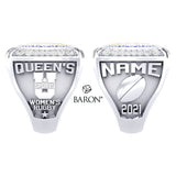 Queen's University Womens Rugby 2021 Championship Ring - Design 1.5