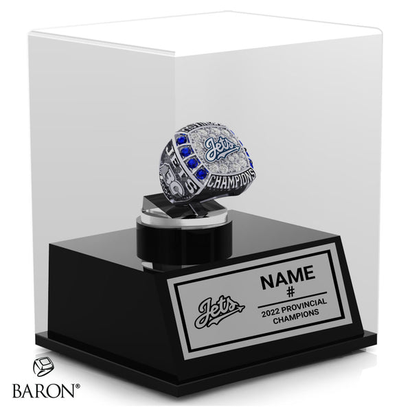 Richmond Jets Minor Hockey 2022 Championship Display Case