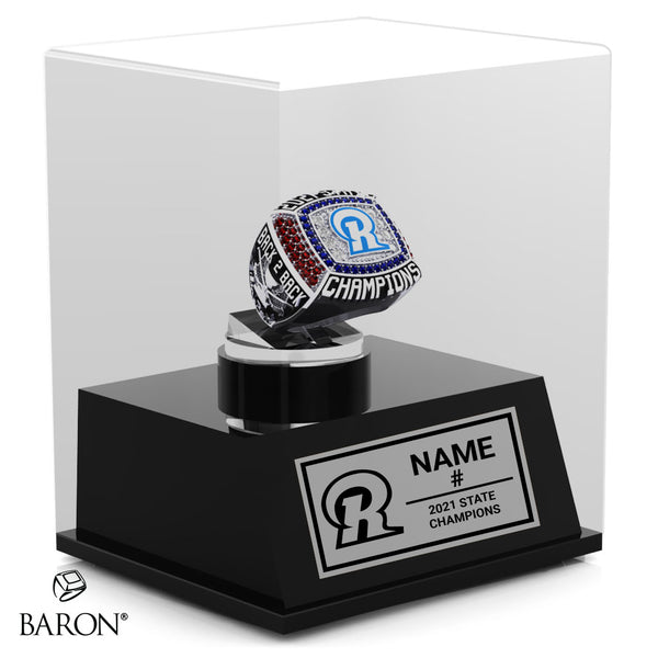 Riverside Hockey Championship Display Case