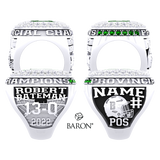 Robert Bateman Football 2022 Championship Ring - Design 5.2