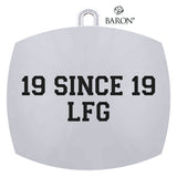 Saskatoon Valkyries Football 2022 Championship Ring Top Pendant - Design 4.5
