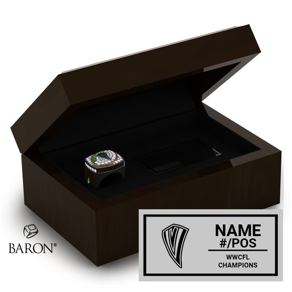 Saskatoon Valkyries Football 2022 Championship Ring Box