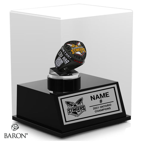 Scarborough Stingers Baseball 2021 Championship Display Case