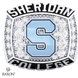SHERIDAN COLLEGE VARSITY RING (Durilium/ Silver/ 10kt White Gold) - Design 1.1