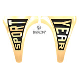 SHERIDAN COLLEGE VARSITY RING (Gold Durilium, 10kt Yellow Gold) - Design 3.2