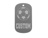 Championship Dog Tag - Soccer