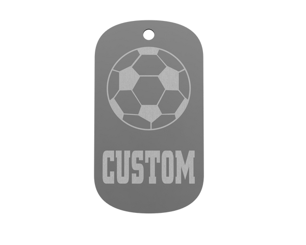 Championship Dog Tag - Soccer