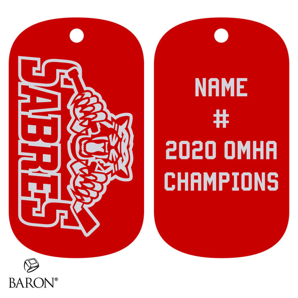 South Huron Sabres Dog Tags