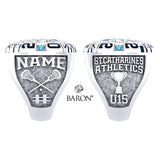 St. Catharines Athletics Girls U15 Lacrosse 2022 Championship Ring - Design 3.3