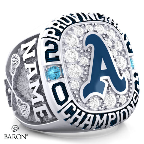 St. Catharines Athletics Girls U15 Lacrosse 2022 Championship Ring - Design 3.3