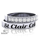 St. Clair College Stackable Class Ring Set - 3151/3153 - Design 7.1
