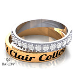 St. Clair College Stackable Class Ring Set - 3150/3152 - Design 7.2