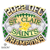 St Clair Saints Football 2022 Championship Ring - Design 1.3
