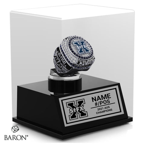 St. Francis Xavier University Football 2022 Championship Display Case