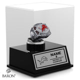 St. James Lions Football 2021 Championship Display Case