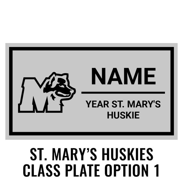 St. Marys Huskies Class Display Case