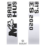 St. Marys Huskies Class Ring (Durilium, Sterling Silver, 10KT White Gold) - Design 10.1