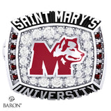 St. Mary's Huskies Athletic Ring - 800 Series (Durilium/ Silver/ 10kt White gold) - Design 2.1