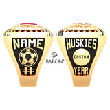 St. Mary's Huskies Athletic Ring (Gold Durilium/ 10kt Yellow gold) - Design 2.2