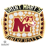 St. Mary's Huskies Athletic Ring (Gold Durilium/ 10kt Yellow gold) - Design 2.2